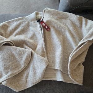 Canada Weather Gear Cream Zip-Up Jacket